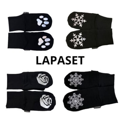 Lapaset HEIJASTAVALLA painatuksella naiselle
