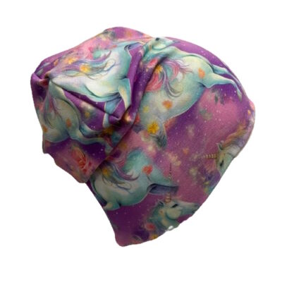 Lasten trikoopipo Unicorn pinkki