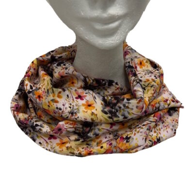 Kaulahuivi Kevätkukka vaalea