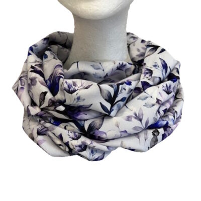 Kaulahuivi Sinikukka