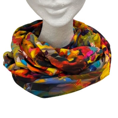 Kaulahuivi Loiste musta