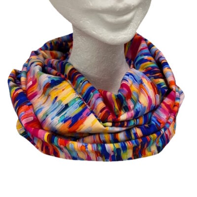 Kaulahuivi Siiri värikäs